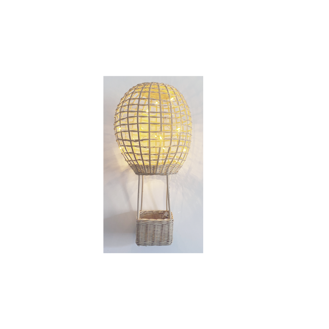 Up! Up! And Away! Rattan Hot Air Balloon