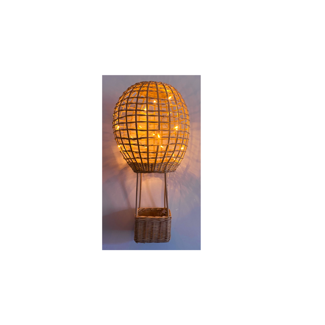 Up! Up! And Away! Rattan Hot Air Balloon